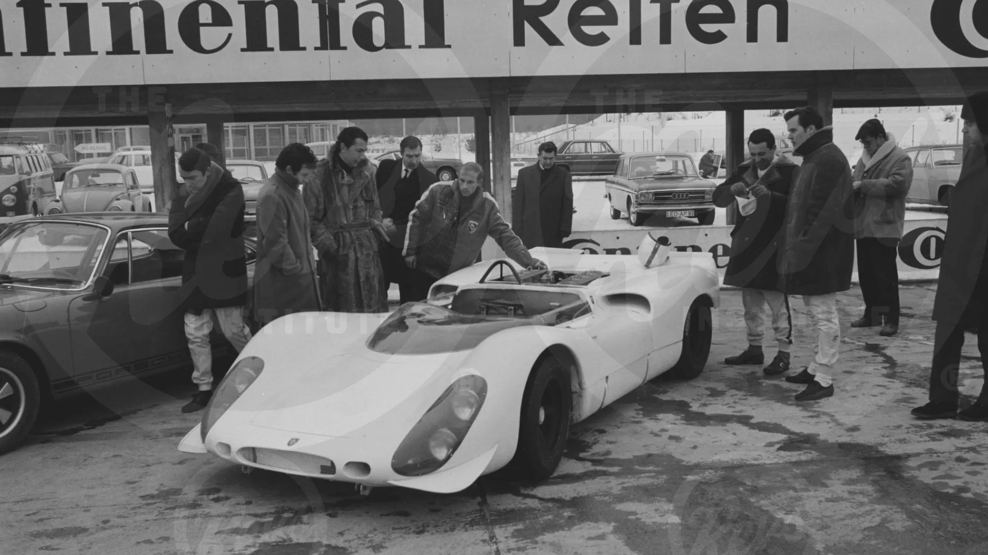 Présentation presse à Hockenheim, 1969